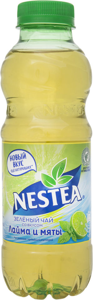 Чай зеленый Nestea Мята и Лайм 500мл (упаковка 12 шт.)