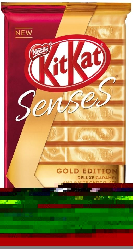 Шоколад KitKat Senses Gold Edition Deluxe Caramel и белый молочный шоколад с хрустящей вафлей 112г (упаковка 6 шт.)