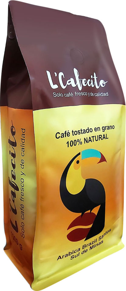 Кофе в зернах LCafecito Arabica Brazil Santos Sul de Minas 1кг