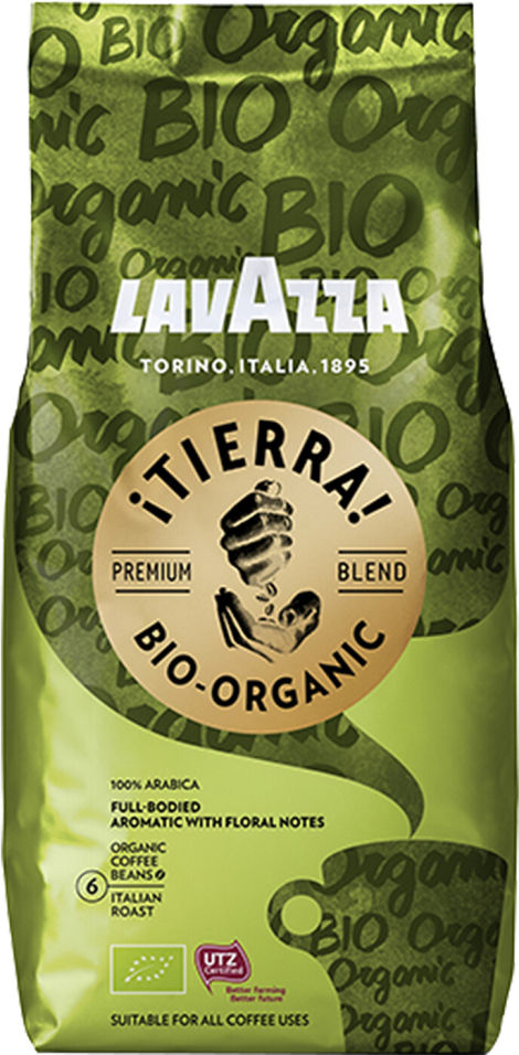 Кофе в зернах Lavazza Tierra Bio-Organic 500г