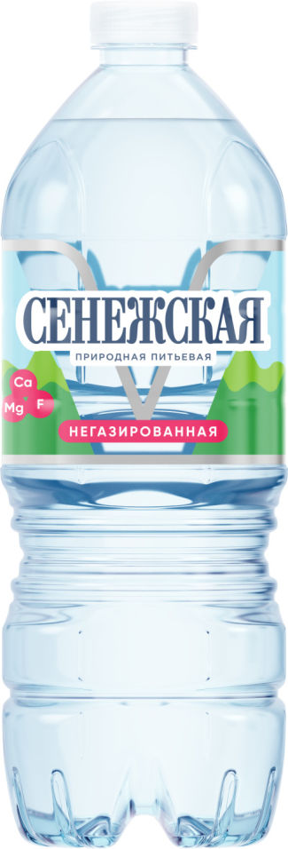 Вода Сенежская минеральная негазированная 1л (упаковка 6 шт.)