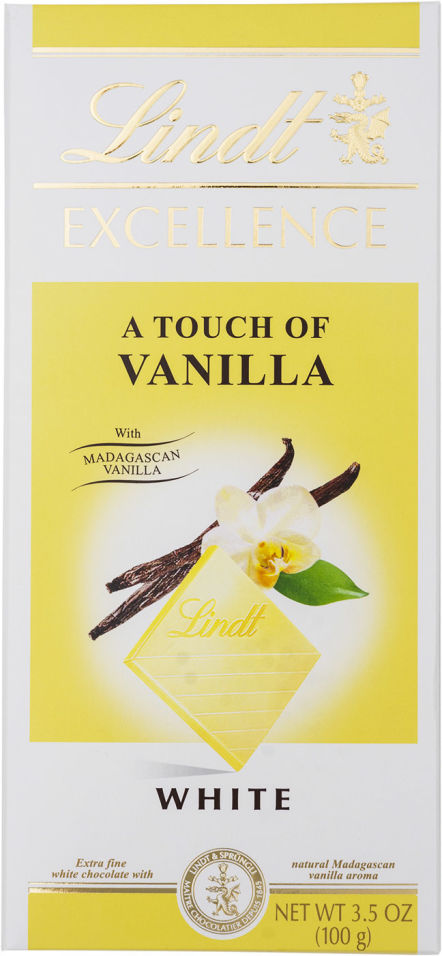 Шоколад Lindt Excellence Белый с ванилью 100г (упаковка 6 шт.)